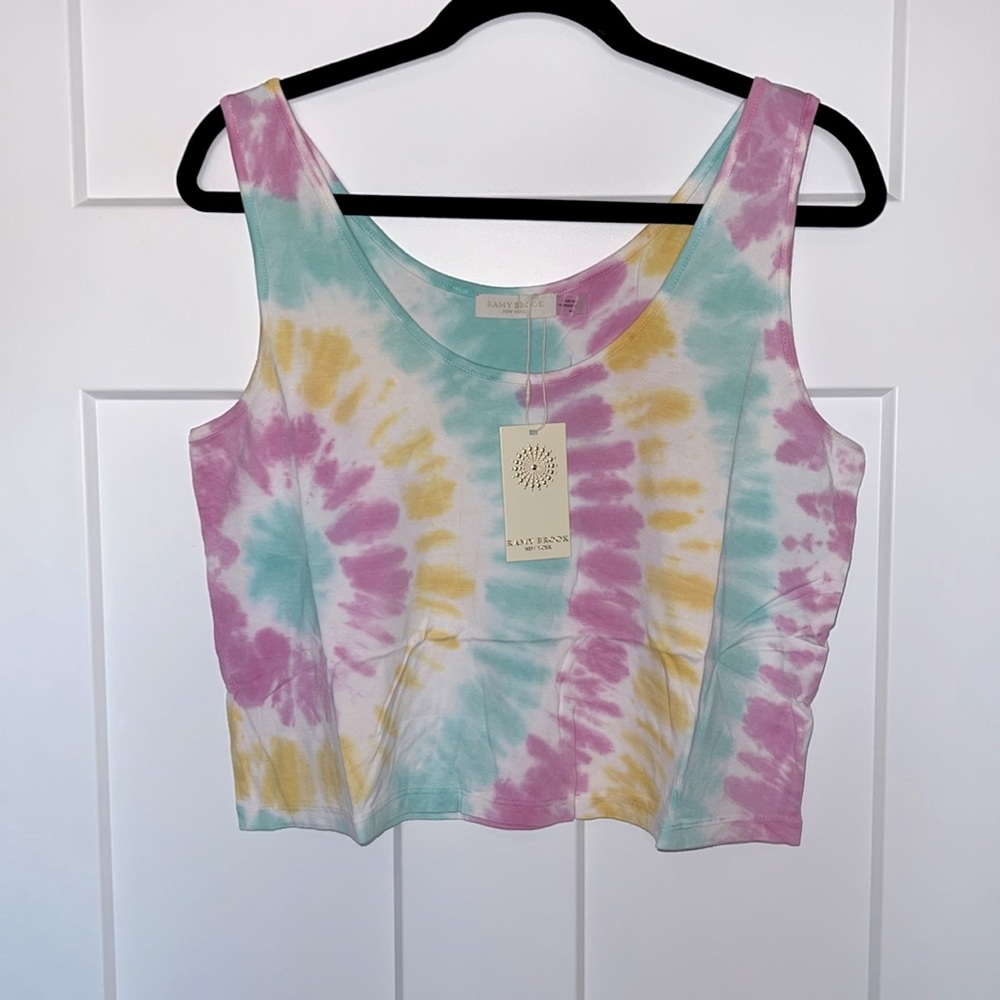 NWT Ramy Brook Tie Dye Crop Tank